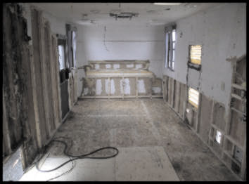 Garage Floor Before the Pro Garage Floor Covering.